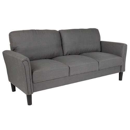 Rent to own Flash Furniture - Bari Upholstered Sofa - Dark Gray Fabric
