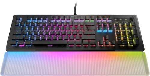 Rent to own ROCCAT - Vulcan II Max Full-size Wired Gaming Keyboard with Optical Titan Switch, RGB Lighting, Aluminum Top Plate and Palm Rest - Black