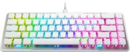 ROCCAT - Vulcan II Mini – 65% Wired Gaming Keyboard With Customizable AIMO RGB Illumination - White