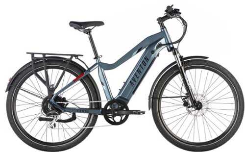 Rent To Own - Aventon - Level.2 Commuter Step-Over eBike w/ up to 60 miles Max Operating Range and 28 MPH Max Speed - Glacier Blue