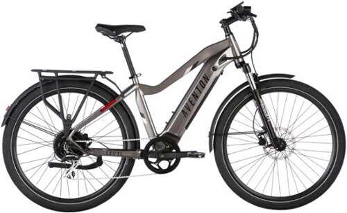 Rent to own Aventon - Level.2 Commuter Step-Over eBike w/ up to 60 miles Max Operating Range and 28 MPH Max Speed - Clay Grey