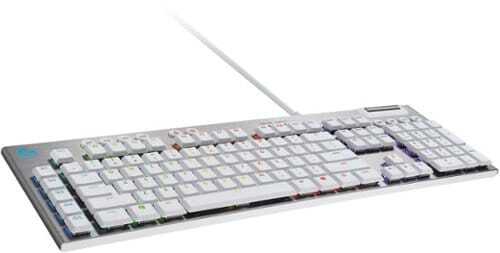 Rent to own Logitech - G815 LIGHTSYNC Full-size Wired Mechanical GL Tactile Switch Gaming Keyboard with RGB Backlighting - White