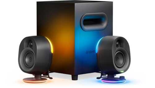 Rent to own SteelSeries - Arena 7 2.1 Bluetooth Gaming Speakers with RGB Lighting (3 Piece) - Black