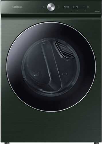 Rent to own Samsung - Bespoke 7.6 cu. ft. Ultra Capacity Gas Dryer with AI Optimal Dry and Super Speed Dry - Forest Green