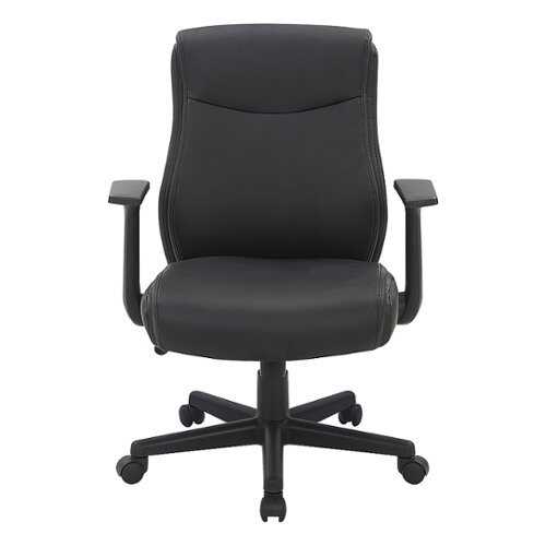 Rent to own Office Star Products - Mid Back Managers Office Chair - Black
