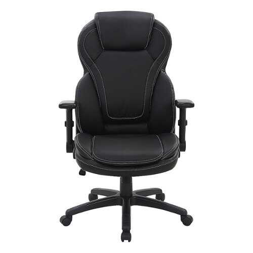 Rent to own Office Star Products - Exec Bonded Lthr Office Chair - Black