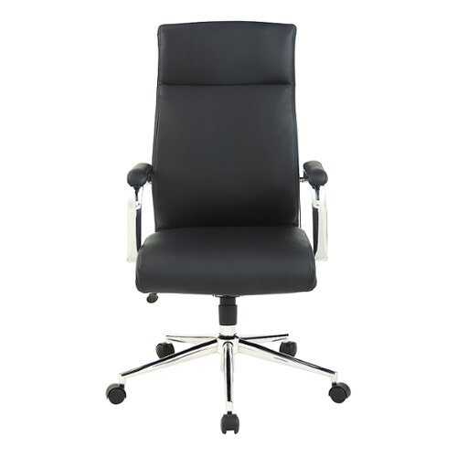 Rent to own Office Star Products - High Bk Antimicrobial Fabric Chair - Dillon Black