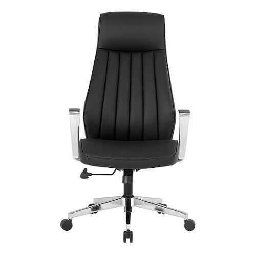 Rent to own Office Star Products - High Bk Antimicrobial Fabric Office Chair - Dillon Black