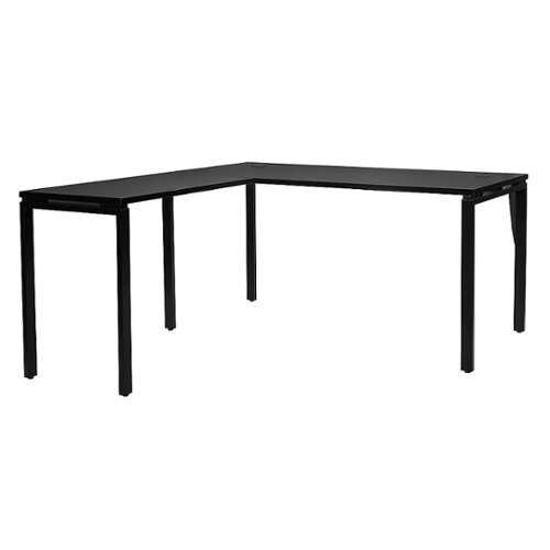 Rent to own OSP Home Furnishings - Prado L Workstation in - Black