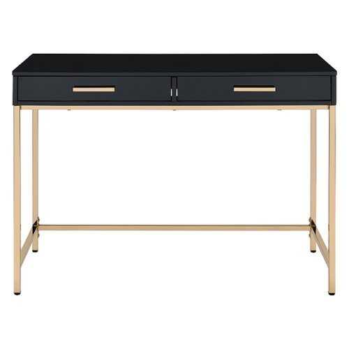 Rent to own OSP Home Furnishings - Alios Black Desk - Black/Gold