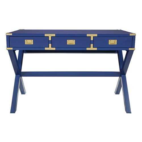 Rent to own OSP Home Furnishings - Wellington 46" Desk with Power - Blue