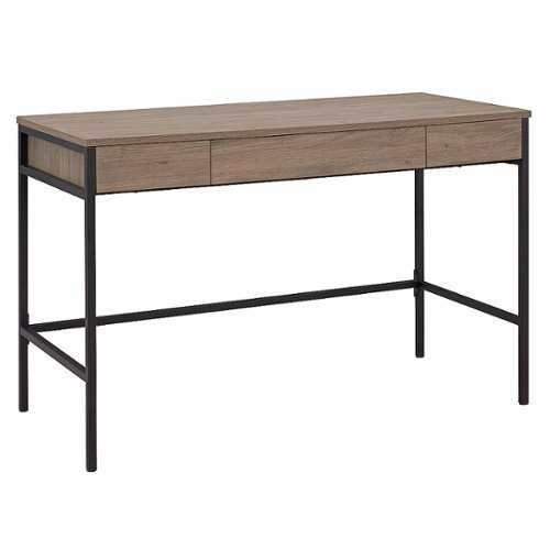 Rent to own Camden&Wells - Evans Writing Desk - Antiqued Gray Oak