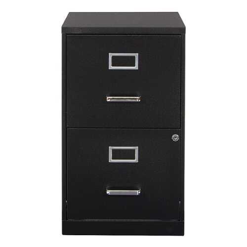 Rent to own OSP Home Furnishings - 2 Drawer Locking Metal File Cabinet - Black