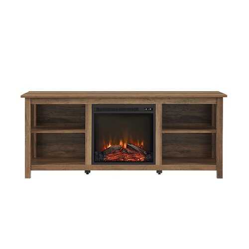 Rent to own Walker Edison MissionStyle Fireplace TV Stand for Most