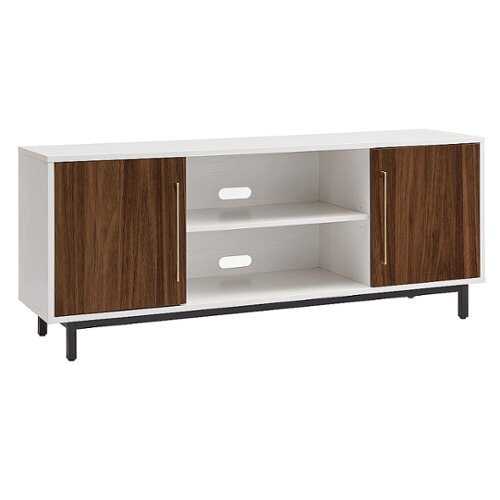 Rent to own Camden&Wells - Julian TV Stand for Most TVs up to 65" - White/Walnut