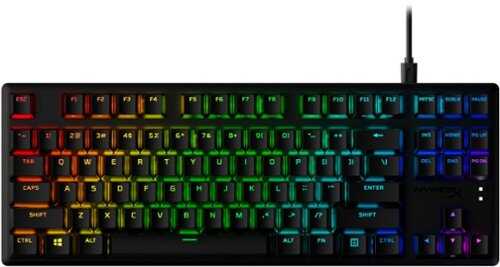 Rent to own HyperX - Alloy Origins Core TKL Wired Mechanical Blue Clicky Switch Gaming Keyboard with RGB Back Lighting - Black
