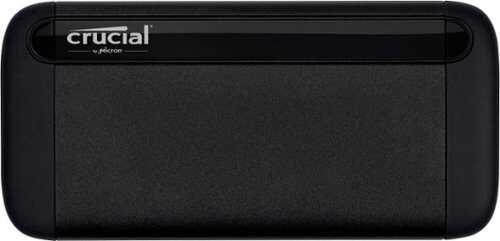 Rent to own Crucial - X8 4TB External USB-C 3.2 Gen 2/USB-A Portable SSD - Black