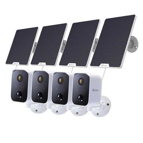 Rent To Own - Swann CoreCam 4 pack of Indoor/Outdoor Wireless 1080p Security Camera with Solar Panels