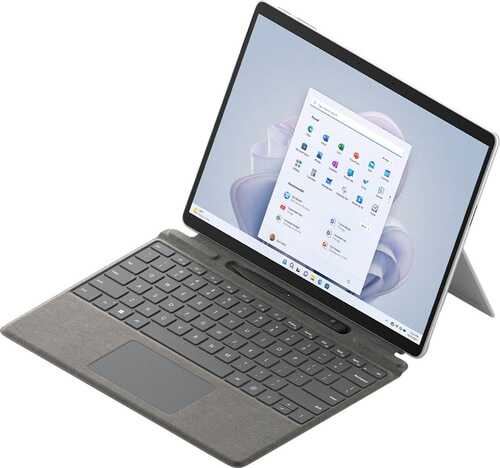 Rent To Own - Surface Pro 9 with 5G – 13” Touch Screen – Microsoft SQ3 – 8GB Memory – 256GB SSD – Device Only (Latest Model) - Platinum (Unlocked)
