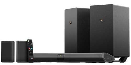 Rent to own Nakamichi - Shockwafe 7.2.4Ch 1000W Soundbar System with Dual 8” Wireless Subwoofers, Dolby Atmos, eARC and SSE MAX - Black