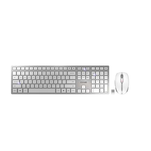 Rent to own CHERRY - DW 9100 Slim Fullsize Wireless Keyboard and Mouse Bundle