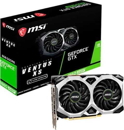 Rent to own MSI - NVIDIA GeForce GTX 1660 Super Ventus XS OC 6GB GDDR6 PCI Express 3.0 Graphics Card