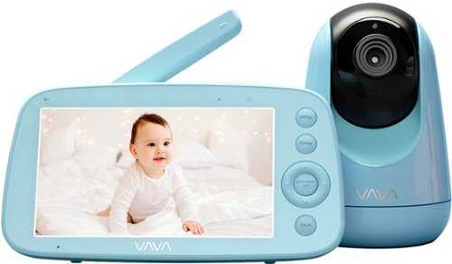 Rent To Own - VAVA - Baby Monitor 720P 5" HD Display - Blue