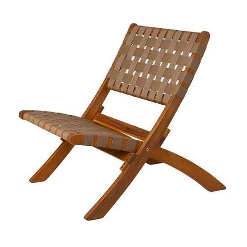 Rent to own Patio Sense Sava IndoorOutdoor Folding Chair in Brown