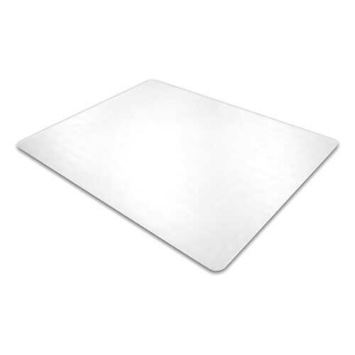 Rent to own Floortex - Cleartex Unomat Anti-Slip Rectangular Chair Mat Hard Floors and Carpet Tiles - 48 x 60" - Clear