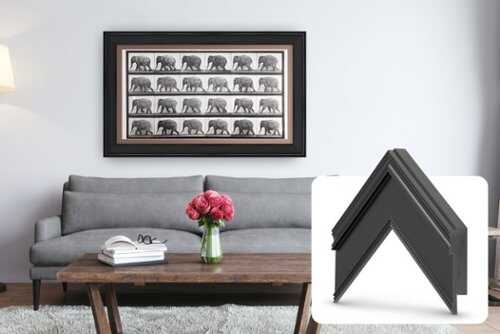 Rent to own Deco TV Frames - Premiere Bezel for Samsung the Frame TV - 85" - Black