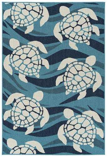 Rent to own Kaleen - Amalie Collection 7'2" x 10'5" Area Rug - Lt. Blue