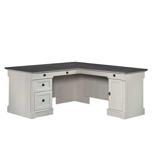 Rent to own Sauder - Palladia L  shaped Desk with drawer