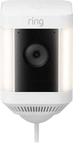 Rent to own Ring - Spotlight Cam Plus - Plug-In - Outdoor/Indoor Wireless 1080p Surveillance Camera - White
