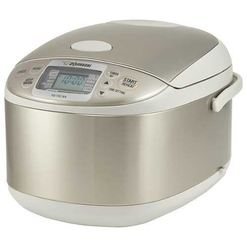 Rent To Own - Zojirushi - 10 Cup Micom Rice Cooker & Warmer - Stainless Gray