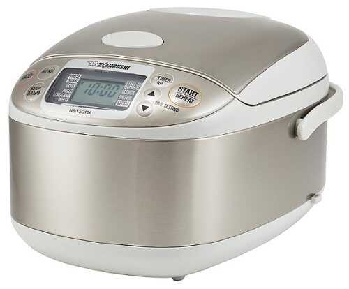 Rent to own Zojirushi - 5.5 Cup Micom Rice Cooker & Warmer - Stainless Gray