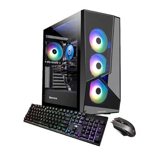 iBUYPOWER SlateMR Gaming Desktop - AMD Ryzen 3 3100 - 8GB DDR4 Memory - AMD Radeon RX 550 - 500GB NVMe SSD - Black