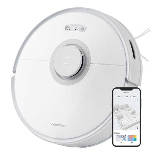 Rent to own Roborock - Q7 Max Wi-Fi Connected Robot Vacuum and Mop, 4200 Pa Strong Suction, APP-Controlled Mopping - White