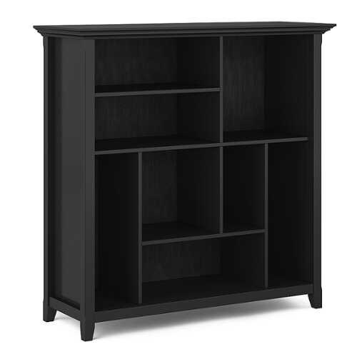 Rent to own Simpli Home - Amherst Multi Cube Bookcase and Storage Unit - Black