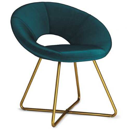 Rent to own Simpli Home - Barrett Accent Chair - Teal