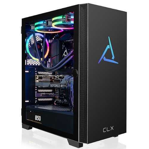 CLX - SET Gaming Desktop - AMD Ryzen 5 7600X - 16GB DDR5 4800 Memory - GeForce RTX 3070 - 500GB M.2 NVMe SSD + 4TB HDD - Black