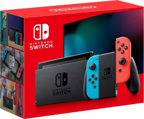 Rent to own Nintendo Switch with Neon Blue and Neon Red Joy‑Con