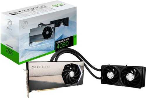 Rent to own MSI - NVIDIA GeForce RTX 4090 SUPRIM LIQUID X 24G 24GB DDR6X PCI Express 4.0 Graphics Card - Silver