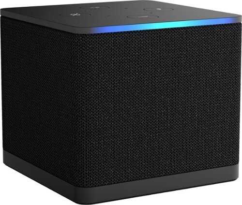 Rent to own Amazon - Fire TV Cube, Hands-free streaming device with Alexa, Wi-Fi 6E, 4K Ultra HD - Black