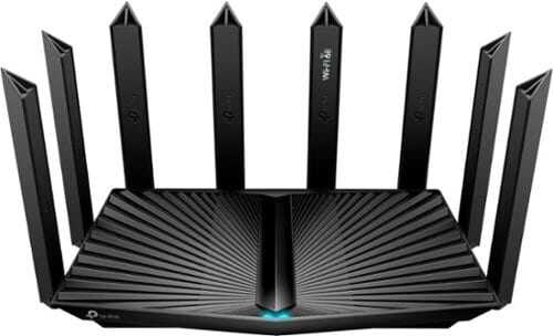 Rent to own TP-Link - Archer AXE7800 Tri-Band Wi-Fi 6E Router - Black