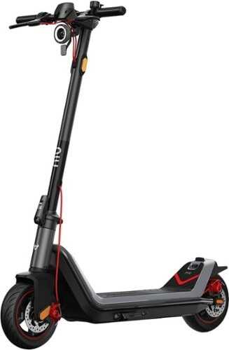 Rent to own NIU - KQi3 Max Foldable Electric Kick Scooter w/ 40 mi Max Operating Range & 23.6 mph Max Speed - Space Gray