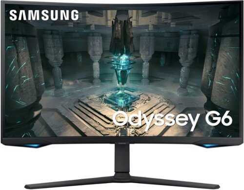 Samsung - Odyssey G6 27” 1000R Curved QHD 240Hz 1ms FreeSync Premium Pro Smart Gaming Monitor - Black
