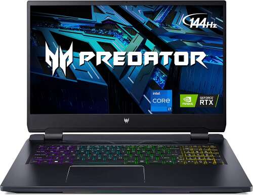 Acer - Predator Helios 300 17.3" FHD IPS 144Hz Gaming Laptop- Intel Core i7-12700H,NVIDIA GeForce RTX 3060-512GB PCIe Gen 4 SSD