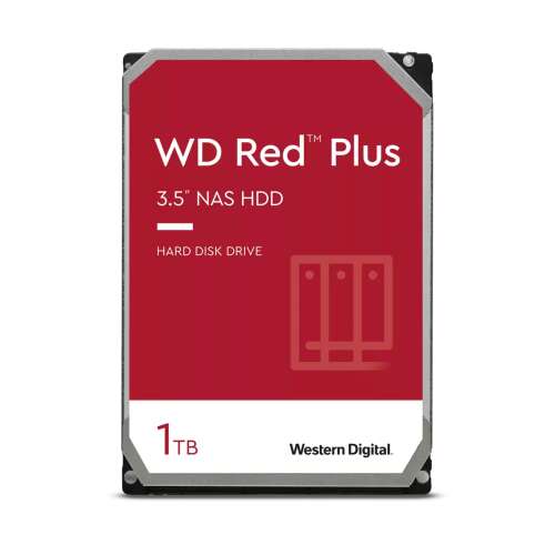 Rent to own WD Red Plus 12TB* 3.5" SATA NAS Hard Drive for small- to medium-sized business - Red