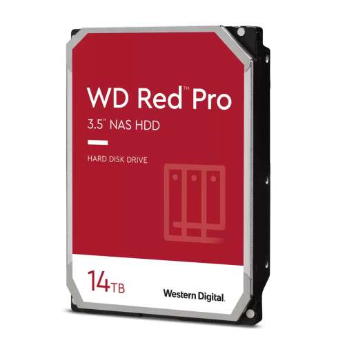 Rent to own WD Red Pro 14TB* 3.5" SATA NAS Hard Drive for small- to medium-sized business - Red