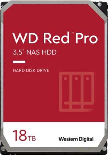 Rent to own WD Red Pro 18TB* 3.5" SATA NAS Hard Drive for small- to medium-sized business - Red